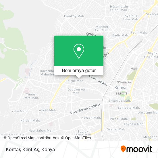Kontaş Kent Aş harita