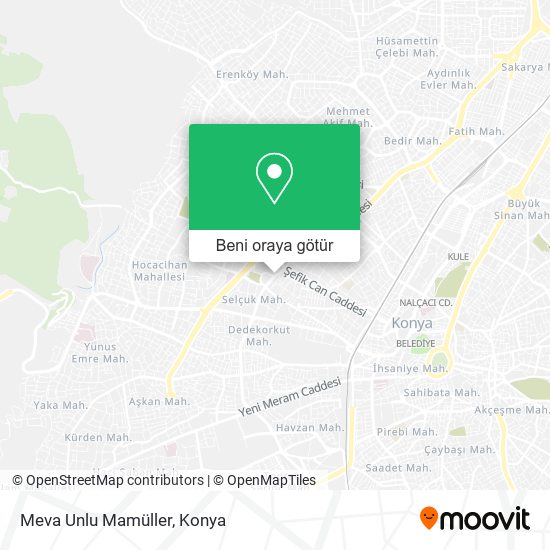 Meva Unlu Mamüller harita