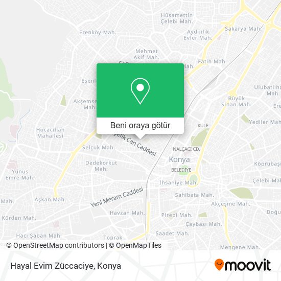 Hayal Evim Züccaciye harita
