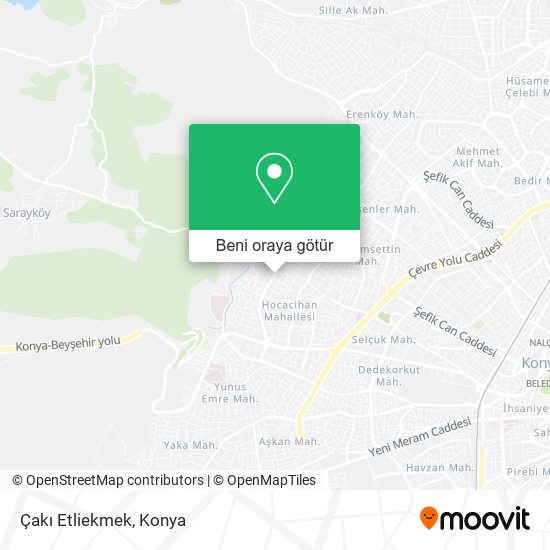 Çakı Etliekmek harita