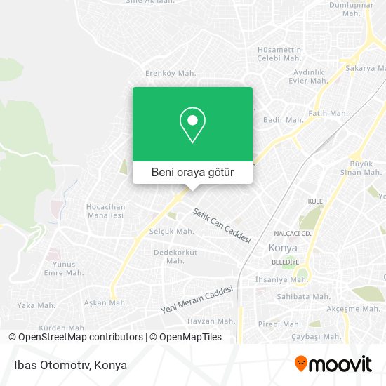 Ibas Otomotıv harita