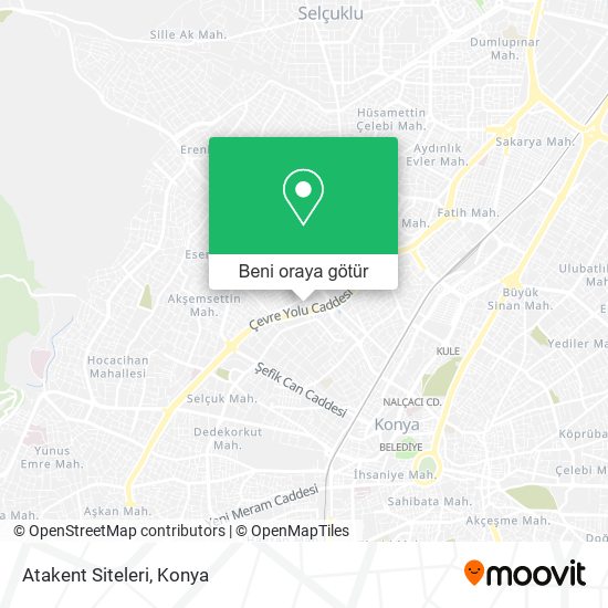 Atakent Siteleri harita