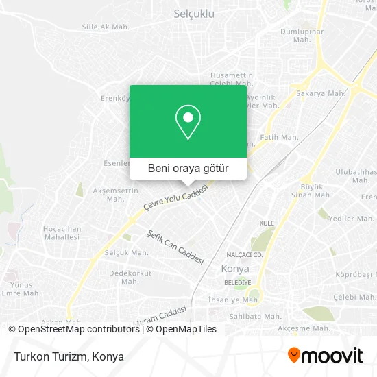 Turkon Turizm harita