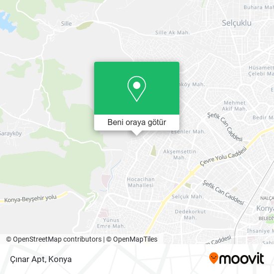 Çınar Apt harita