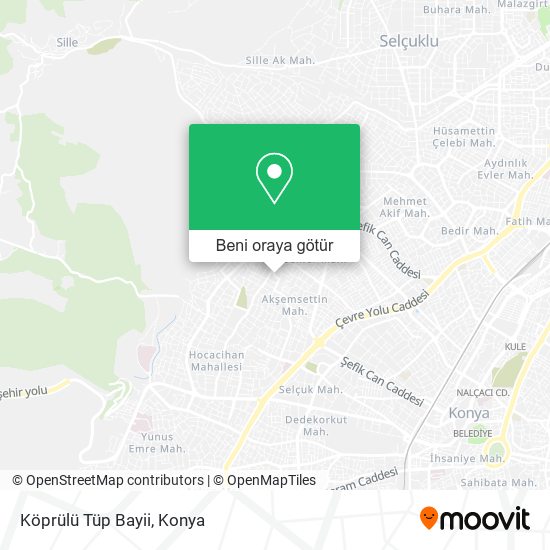 Köprülü Tüp Bayii harita