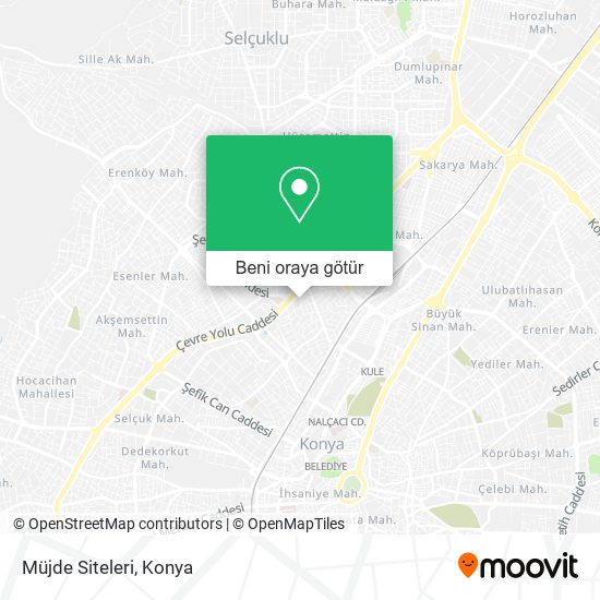 Müjde Siteleri harita