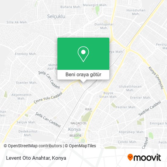 Levent Oto Anahtar harita