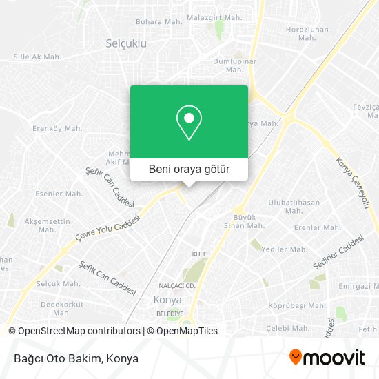 Bağcı Oto Bakim harita