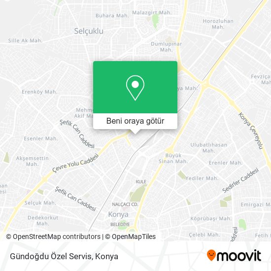 Gündoğdu Özel Servis harita