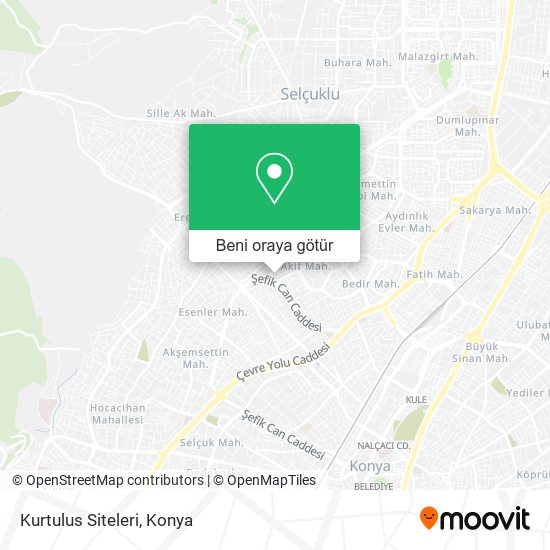 Kurtulus Siteleri harita