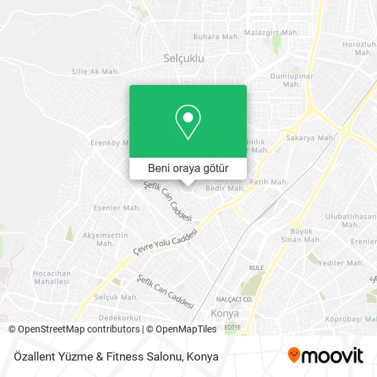 Özallent Yüzme & Fitness Salonu harita