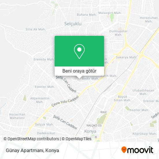 Günay Apartmanı harita