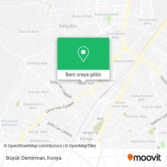 Büyük Demirman harita