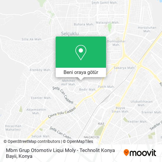 Mbm Grup Otomotiv Liqui Moly - Technolit Konya Bayii harita