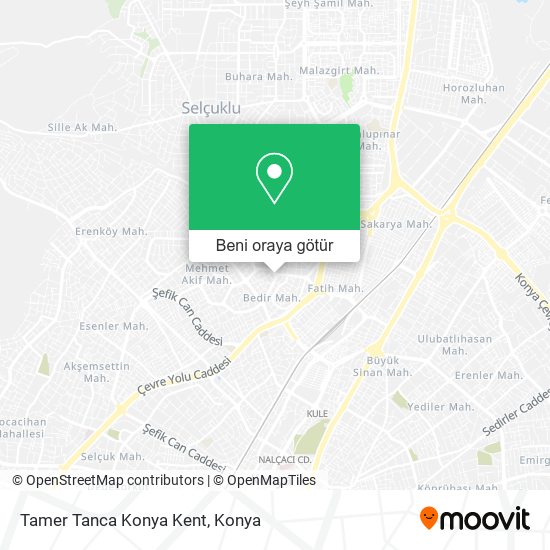 Tamer Tanca Konya Kent harita