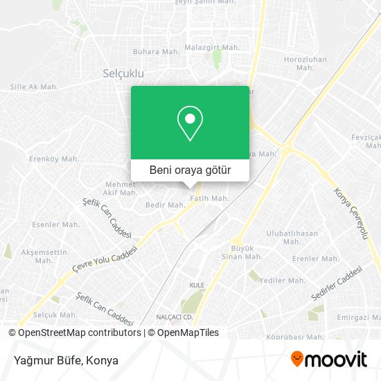 Yağmur Büfe harita