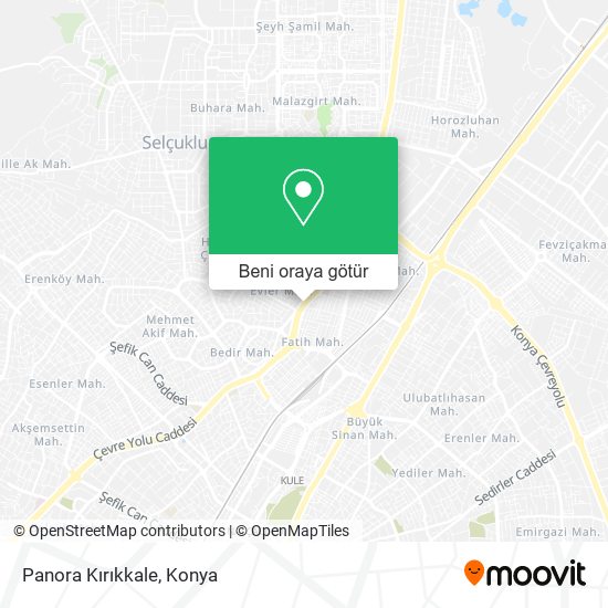 Panora Kırıkkale harita