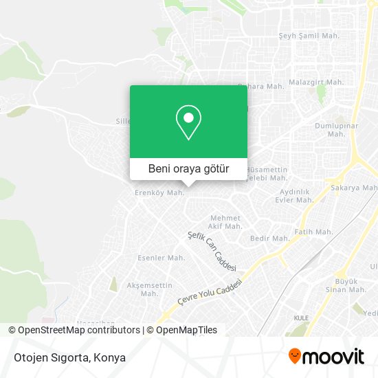 Otojen Sıgorta harita