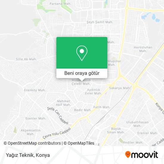 Yağız Teknik harita