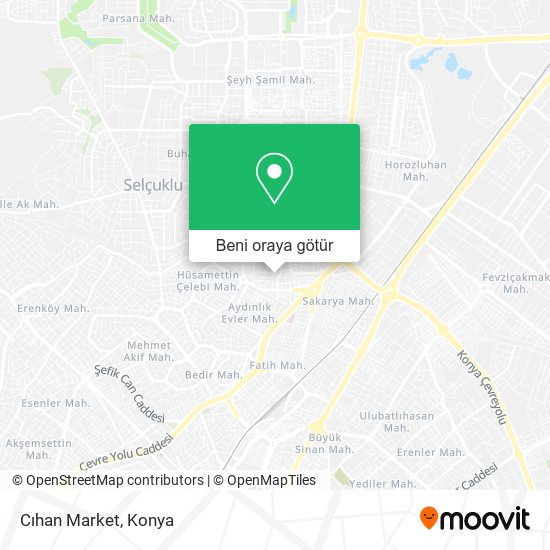 Cıhan Market harita