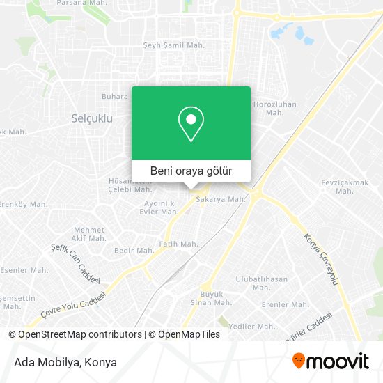 Ada Mobilya harita