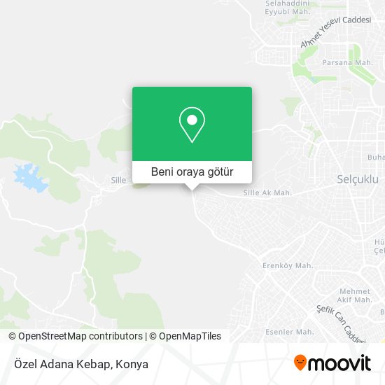 Özel Adana Kebap harita