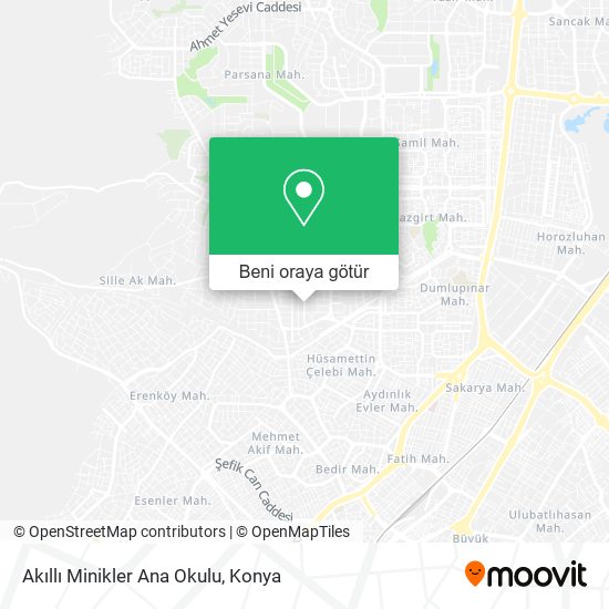Akıllı Minikler Ana Okulu harita