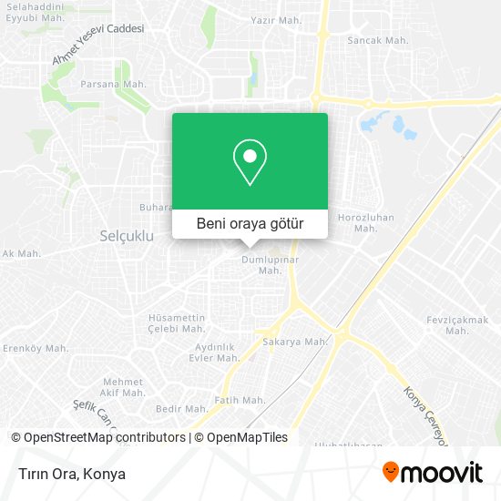 Tırın Ora harita