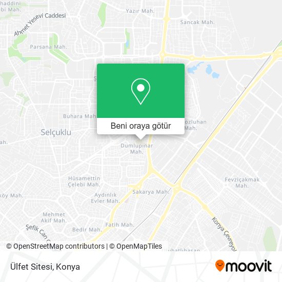 Ülfet Sitesi harita