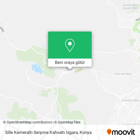Sille Kemeraltı Serpme Kahvaltı Izgara harita