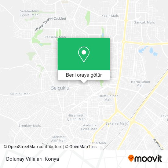 Dolunay Villaları harita