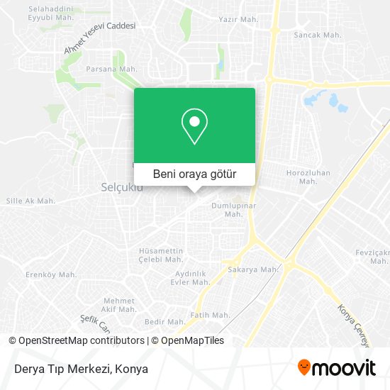 Derya Tıp Merkezi harita