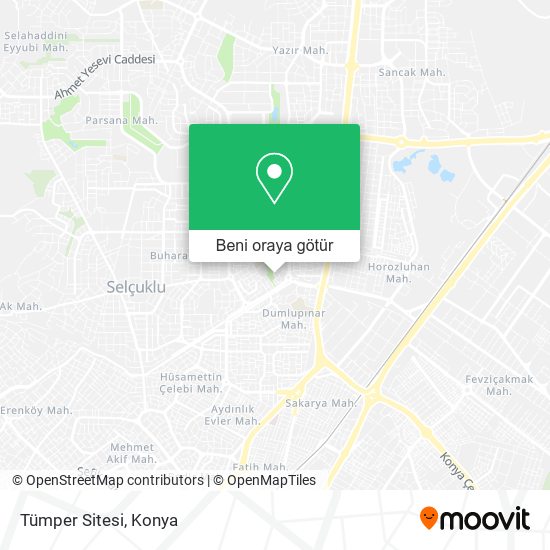 Tümper Sitesi harita