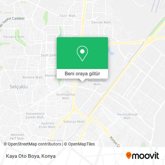 Kaya Oto Boya harita