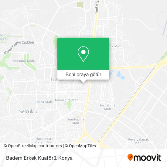 Badem Erkek Kuaförü harita