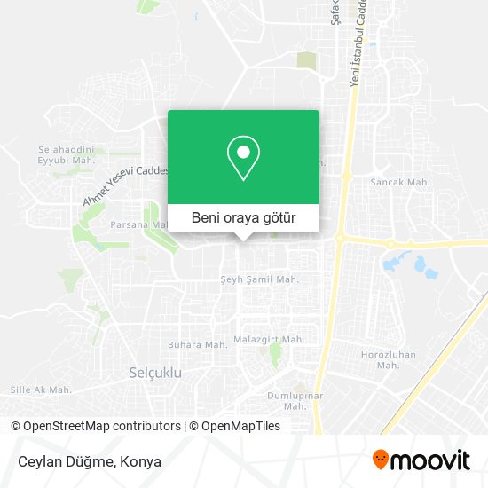 Ceylan Düğme harita