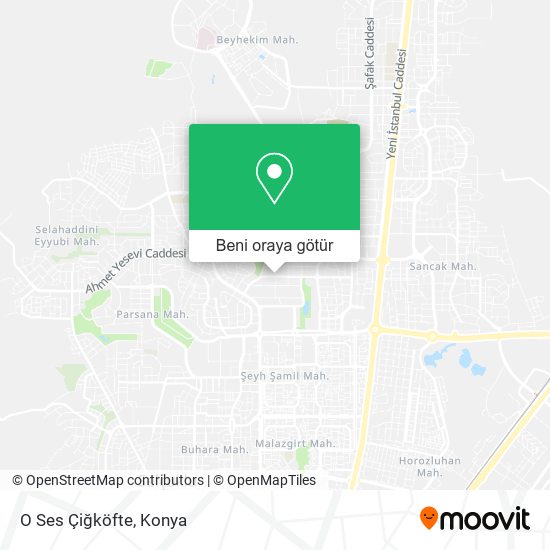 O Ses Çiğköfte harita