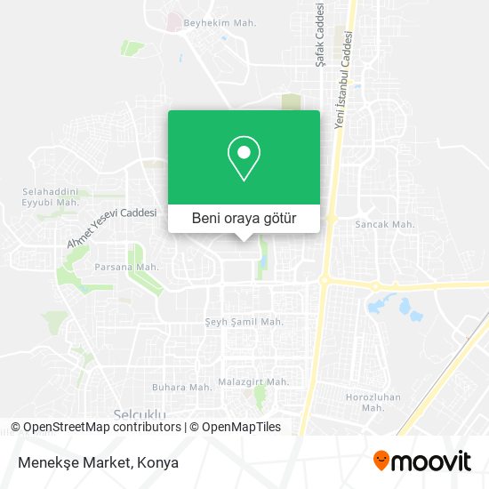 Menekşe Market harita