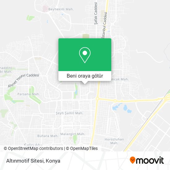 Altınmotif Sitesi harita