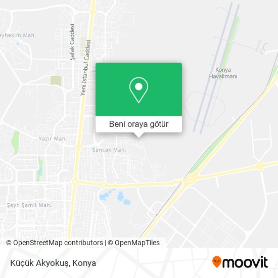 Küçük Akyokuş harita