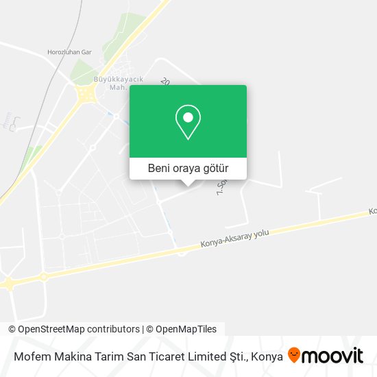 Mofem Makina Tarim San Ticaret Limited Şti. harita