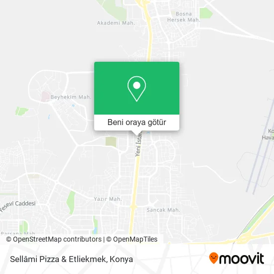 Sellâmi Pizza & Etliekmek harita