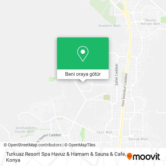 Turkuaz Resort Spa Havuz & Hamam & Sauna & Cafe harita