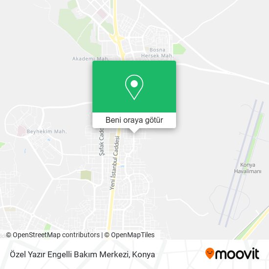 Özel Yazır Engelli Bakım Merkezi harita