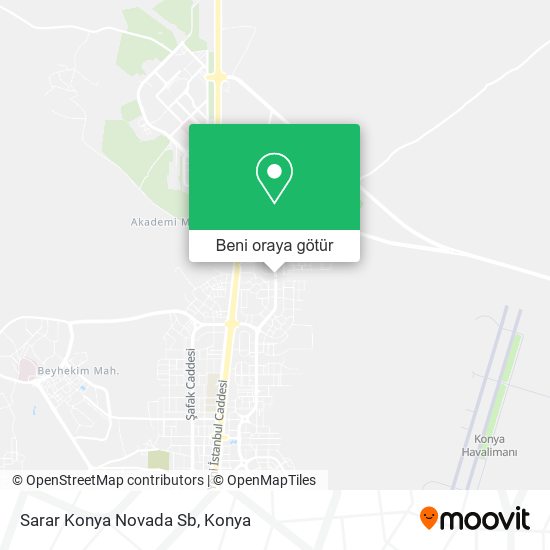 Sarar Konya Novada Sb harita