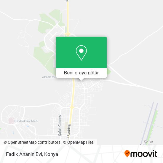 Fadik Ananin Evi harita