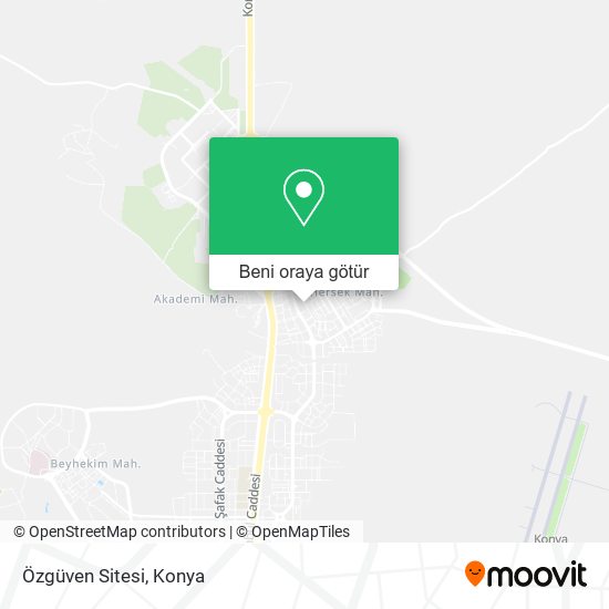 Özgüven Sitesi harita