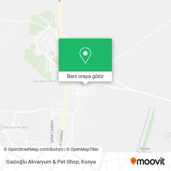 Gazioğlu Akvaryum & Pet-Shop harita