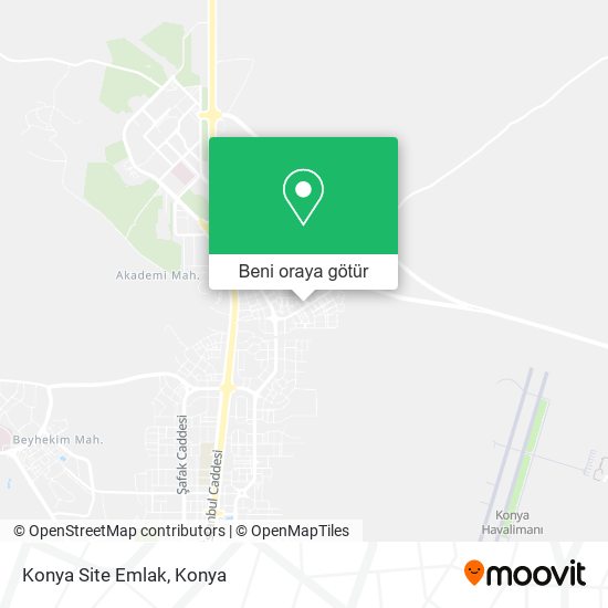 Konya Site Emlak harita