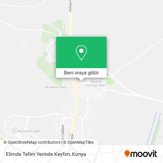 Elimde Tefim Yerinde Keyfim harita